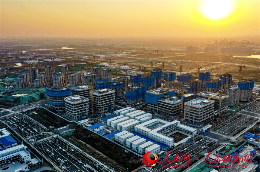 圖為項目建設(shè)現(xiàn)場。