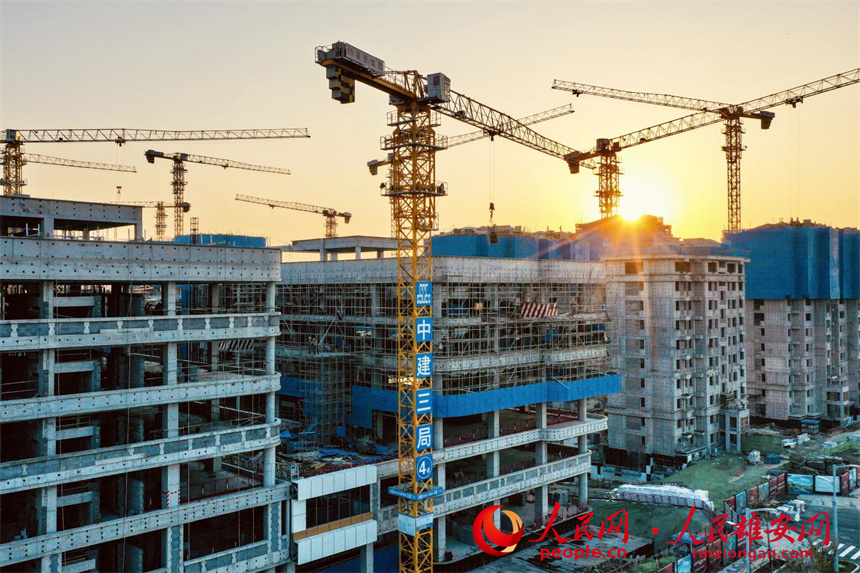 圖為項目建設(shè)現(xiàn)場。