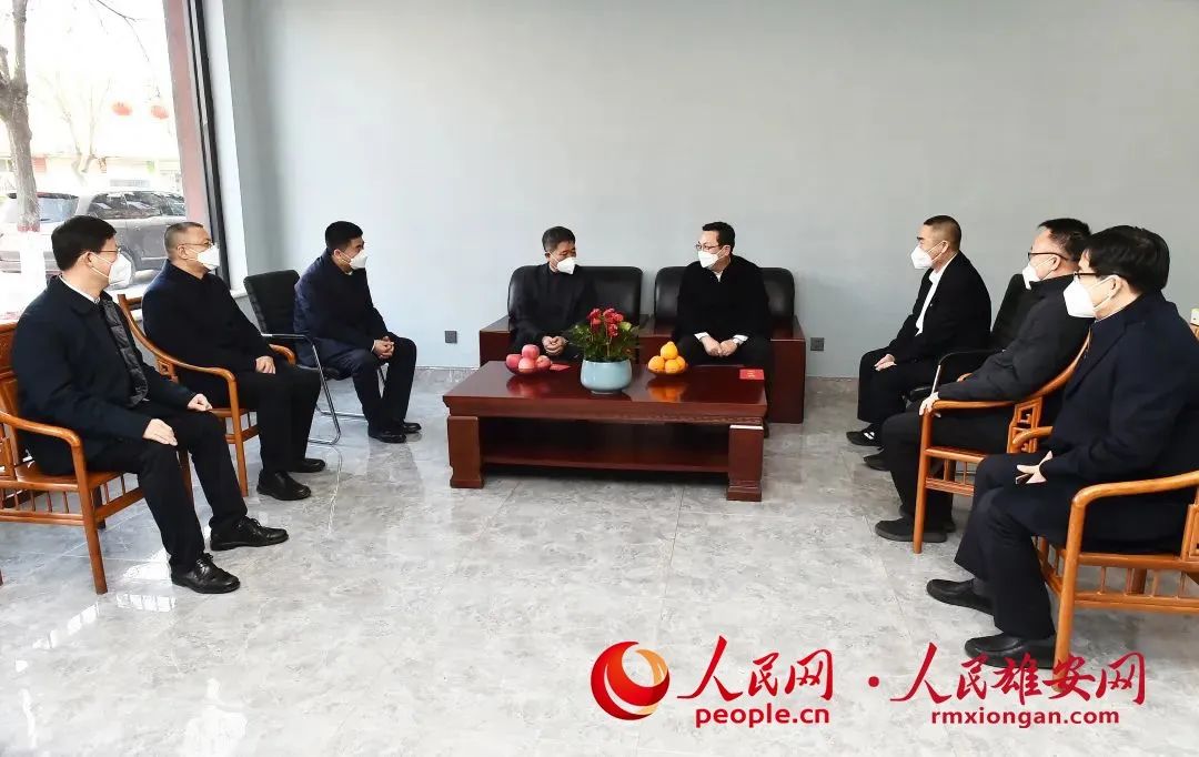 張國華在春節前赴基層走訪慰問并調研檢查安全生產和市場保供工作。劉向陽攝