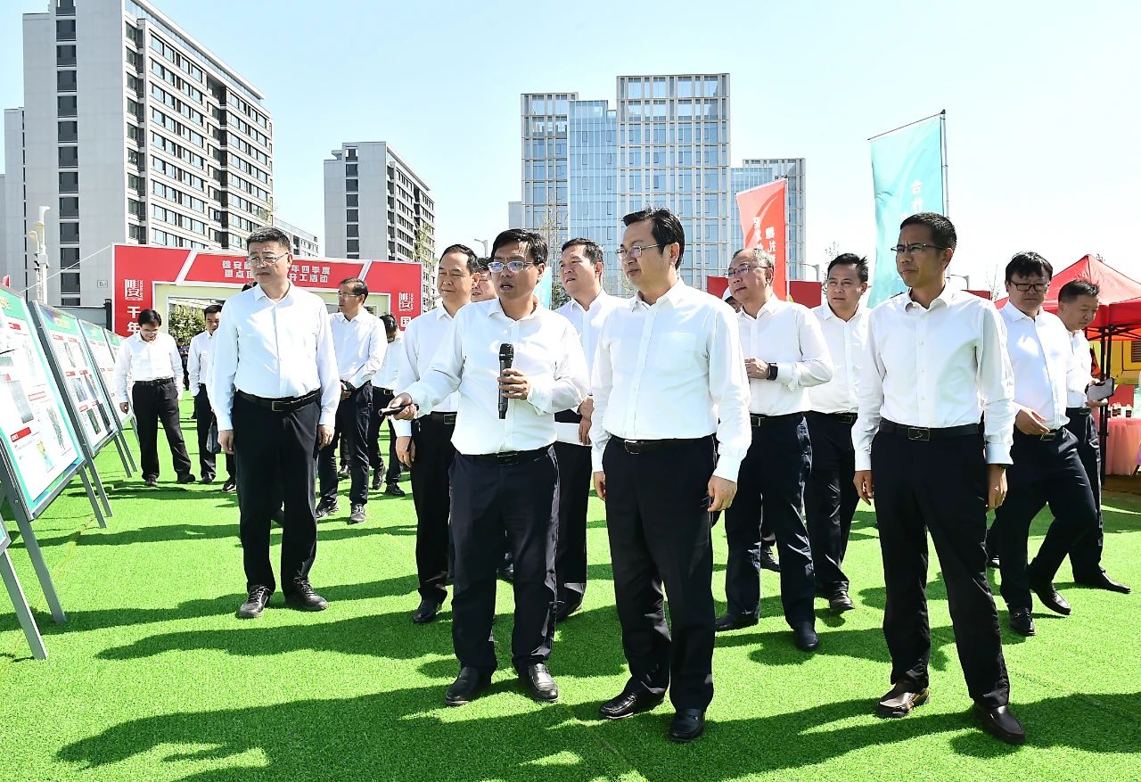 雄安新區舉行四季度重點項目集中開工活動。劉向陽攝