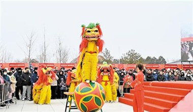 國內(nèi)外優(yōu)秀舞獅隊(duì)“春節(jié)·雄安獅舞大會(huì)”獻(xiàn)藝