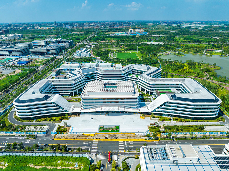 圖為中國衛星網絡集團有限公司航拍圖。李兆民攝